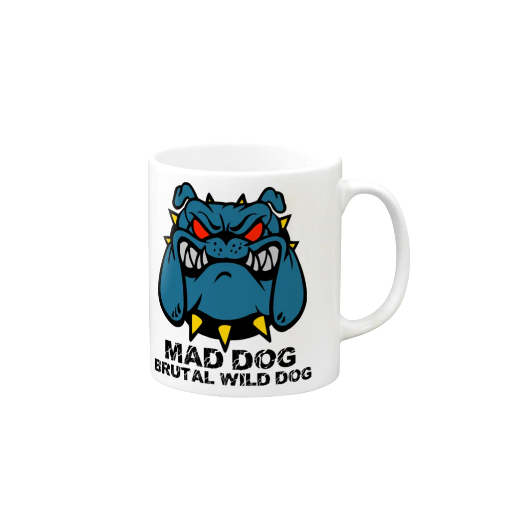 JOKERS FACTORYのMAD DOG Mug :right side of the handle