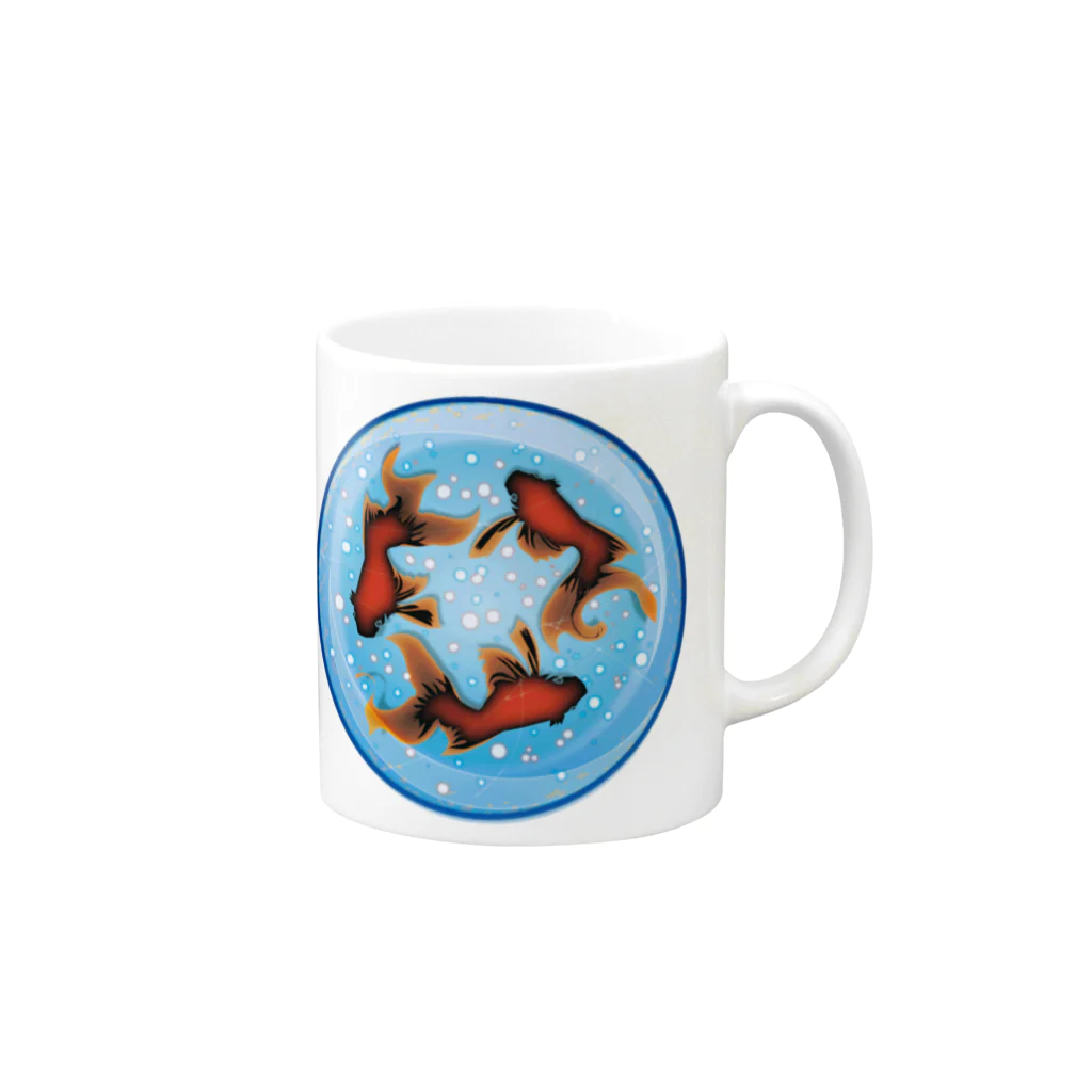 AURA_HYSTERICAのFISHBOWL Mug :right side of the handle