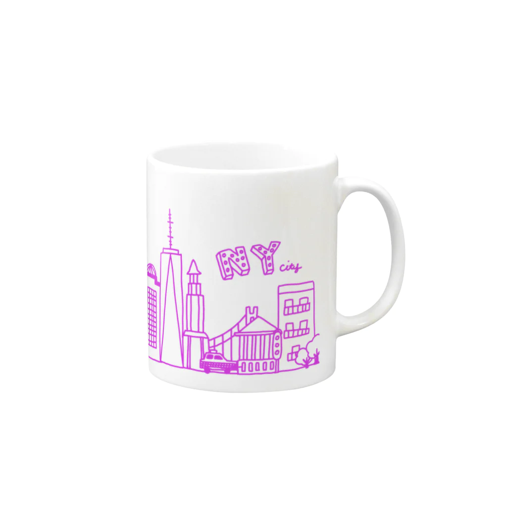 ito_o0o0oの憧れのNY Mug :right side of the handle