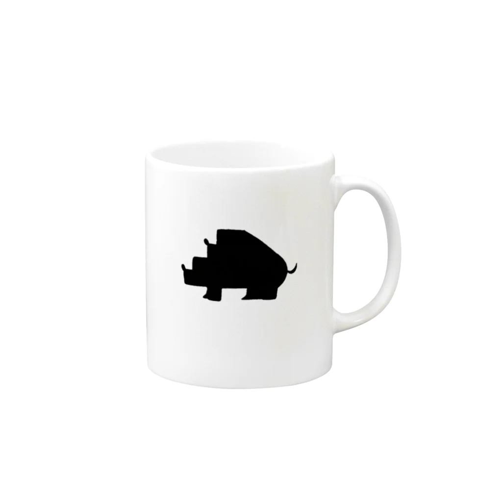 Animals MatingのAnimals  Mating(動物達の交尾) Mug :right side of the handle