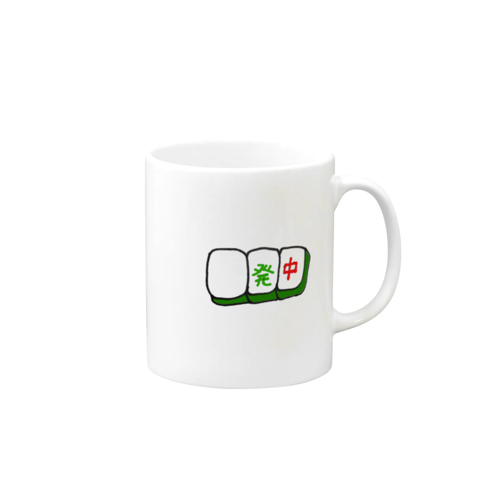 ロニショップのはくはつちゅんパート2 Mug :right side of the handle