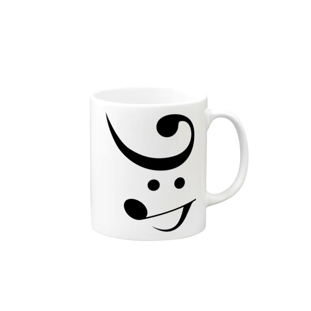 yohkenのyohkDog【大】 Mug :right side of the handle