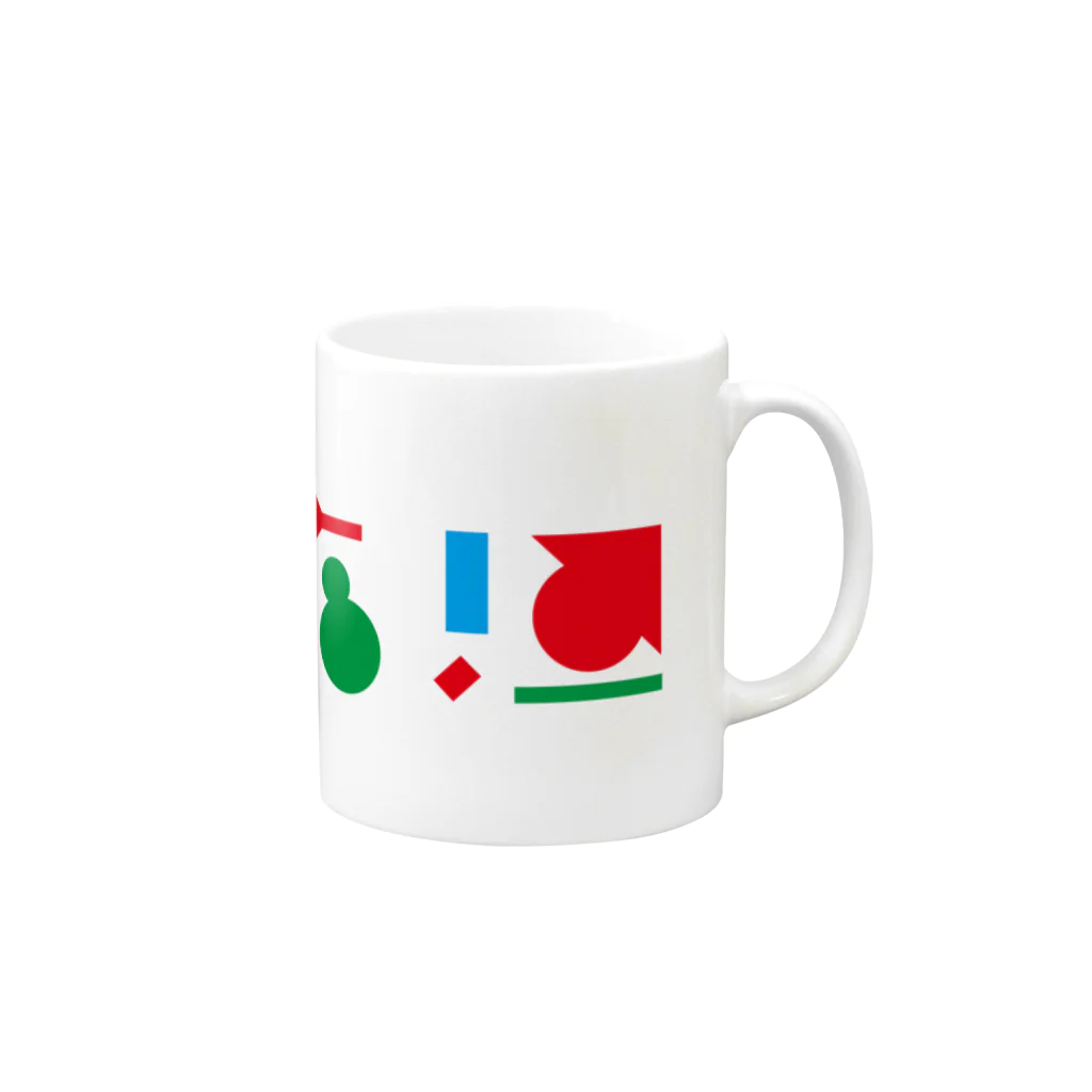 東京塩麹 Official Goods StoreのPOLYGON Mug :right side of the handle