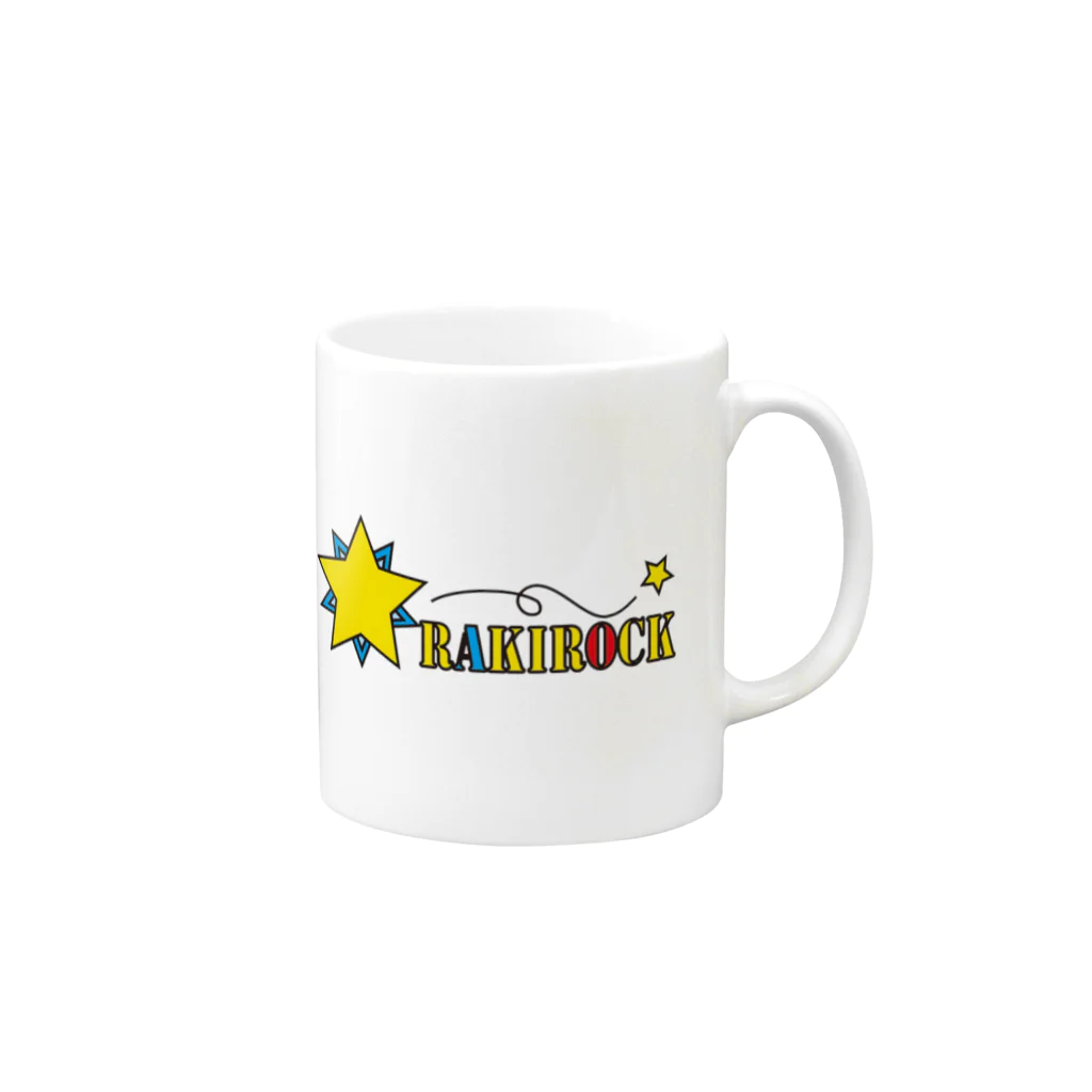 RakiのRakiRockパーフェクトグッズ１ Mug :right side of the handle