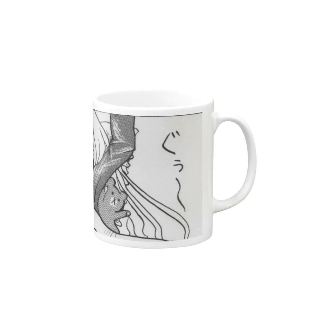 ＊あり＊の虹色創世記の４コマ漫画切り抜き１ Mug :right side of the handle