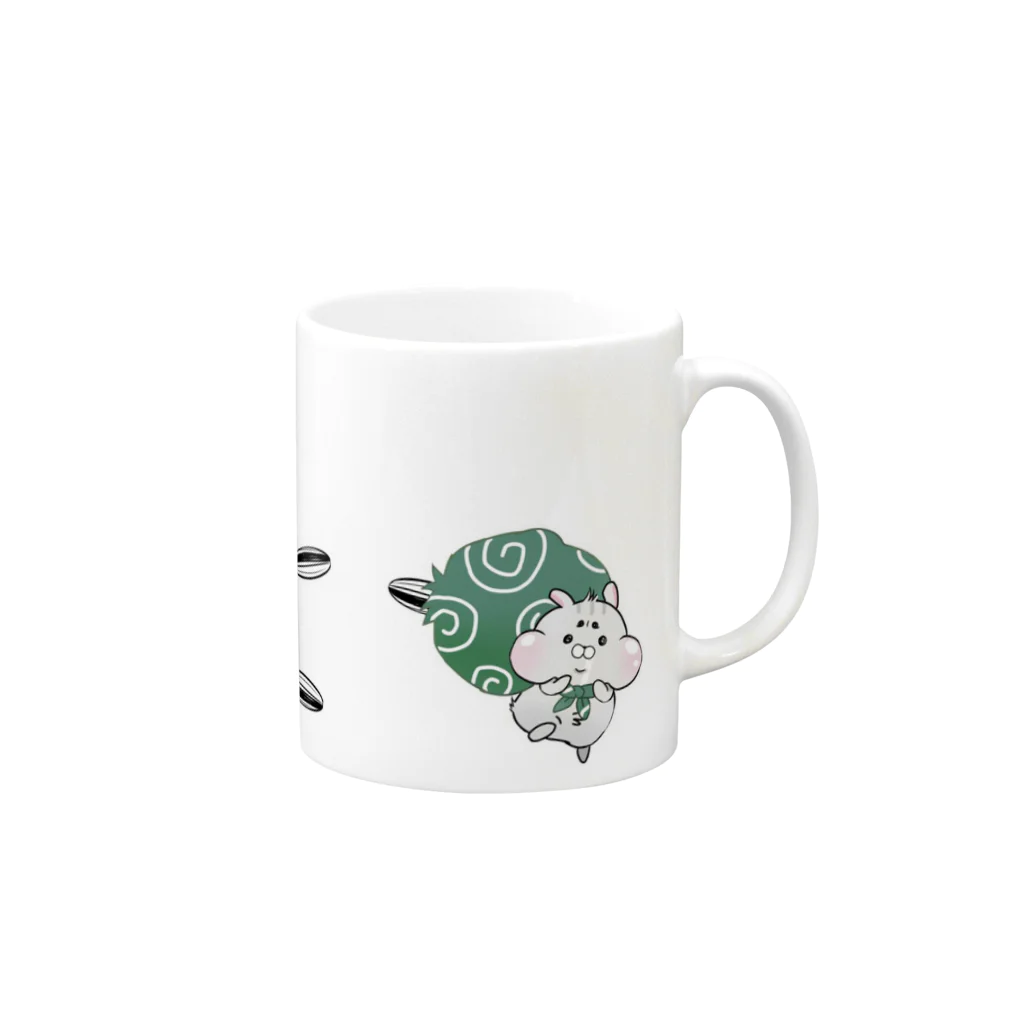 ハムスターちゅっちゃのハムスターちゅっちゃ Mug :right side of the handle