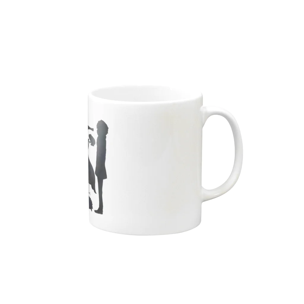 ふぇふぉのゆかいなどうぶつたち Mug :right side of the handle