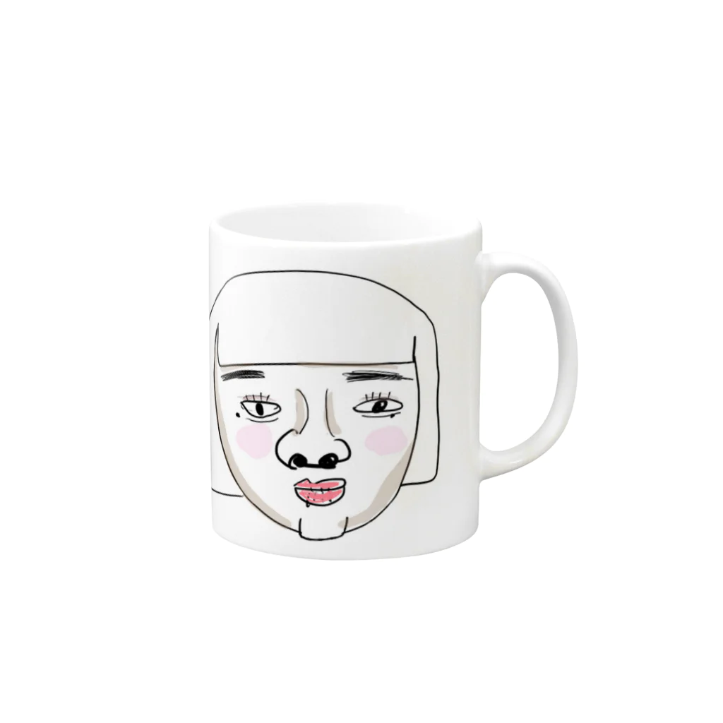 れいなのれいなのマグカップ  Mug :right side of the handle