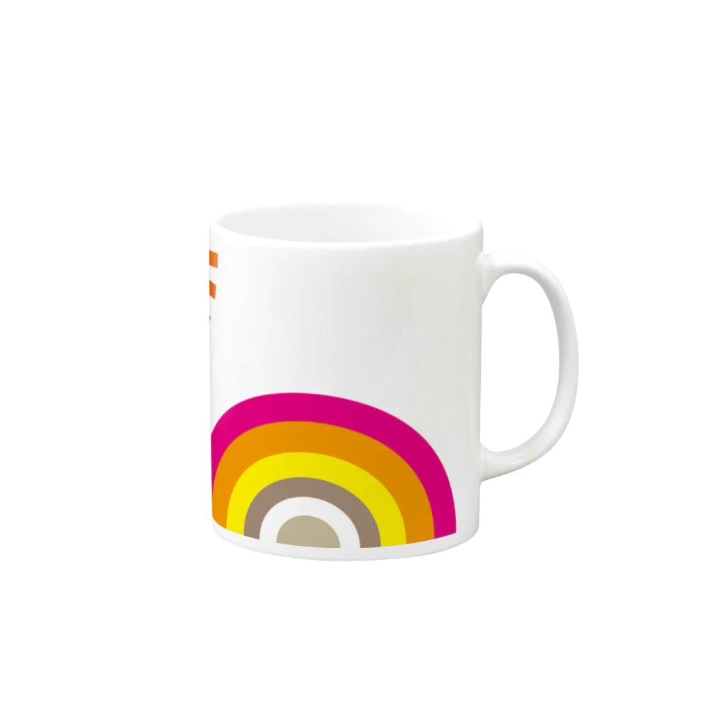 oteaのひまわり Mug :right side of the handle