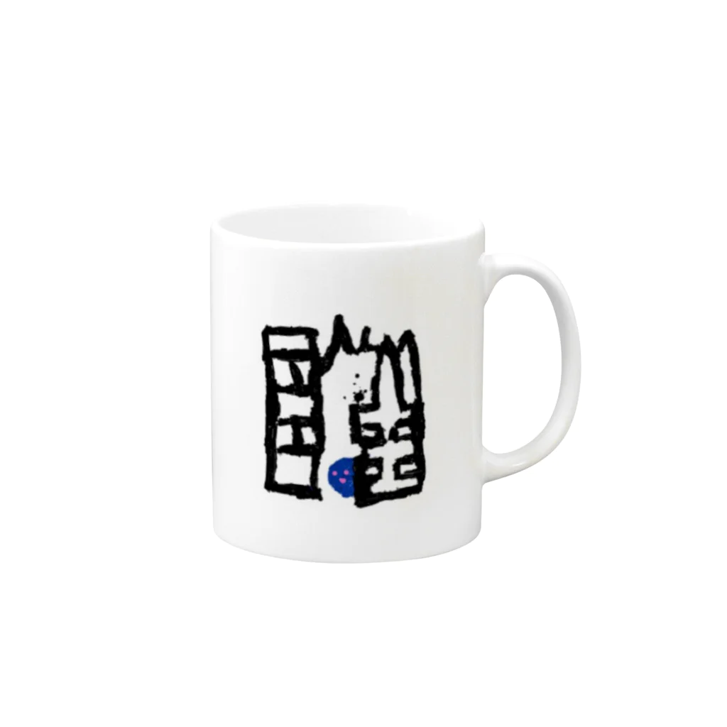 dorochanのチッサ君 Mug :right side of the handle