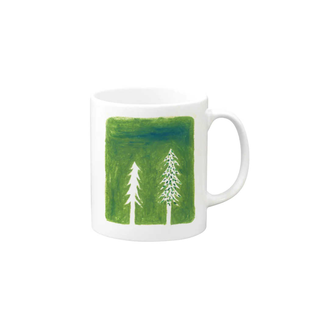 ichi◯ichiのtree Mug :right side of the handle