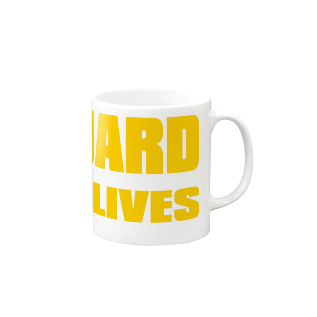 AURA_HYSTERICAのLIFEGUARD Mug :right side of the handle