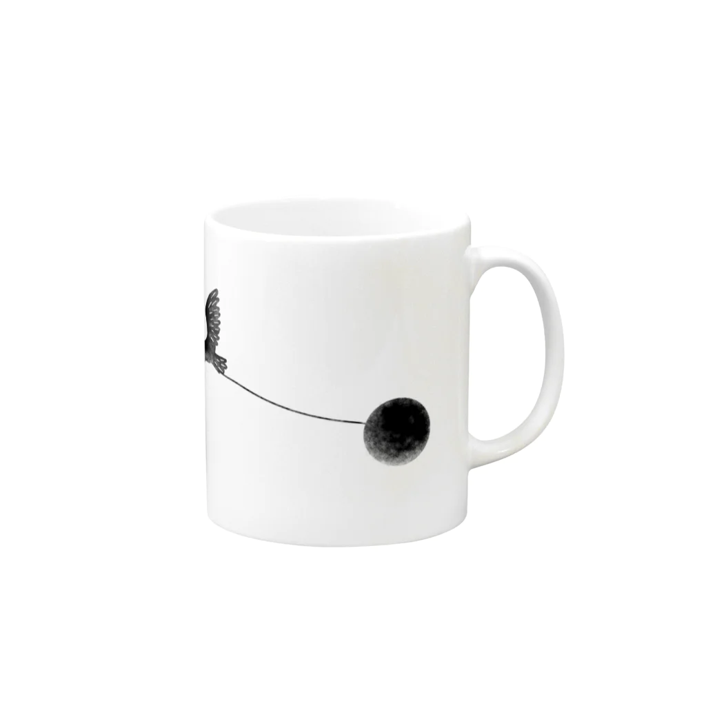 OW STOREのBird Watcher Mug :right side of the handle