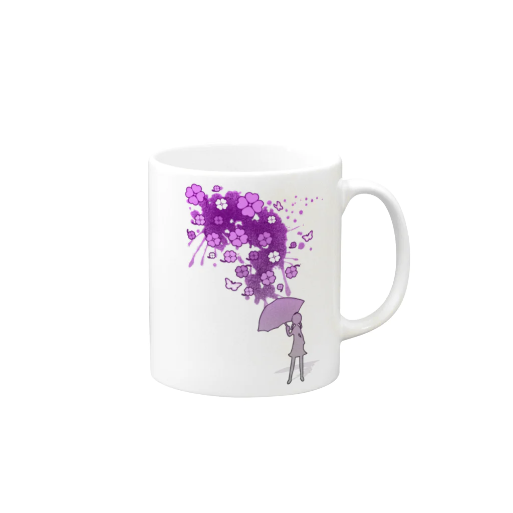 AURA_HYSTERICAのLucky_Clovers Mug :right side of the handle