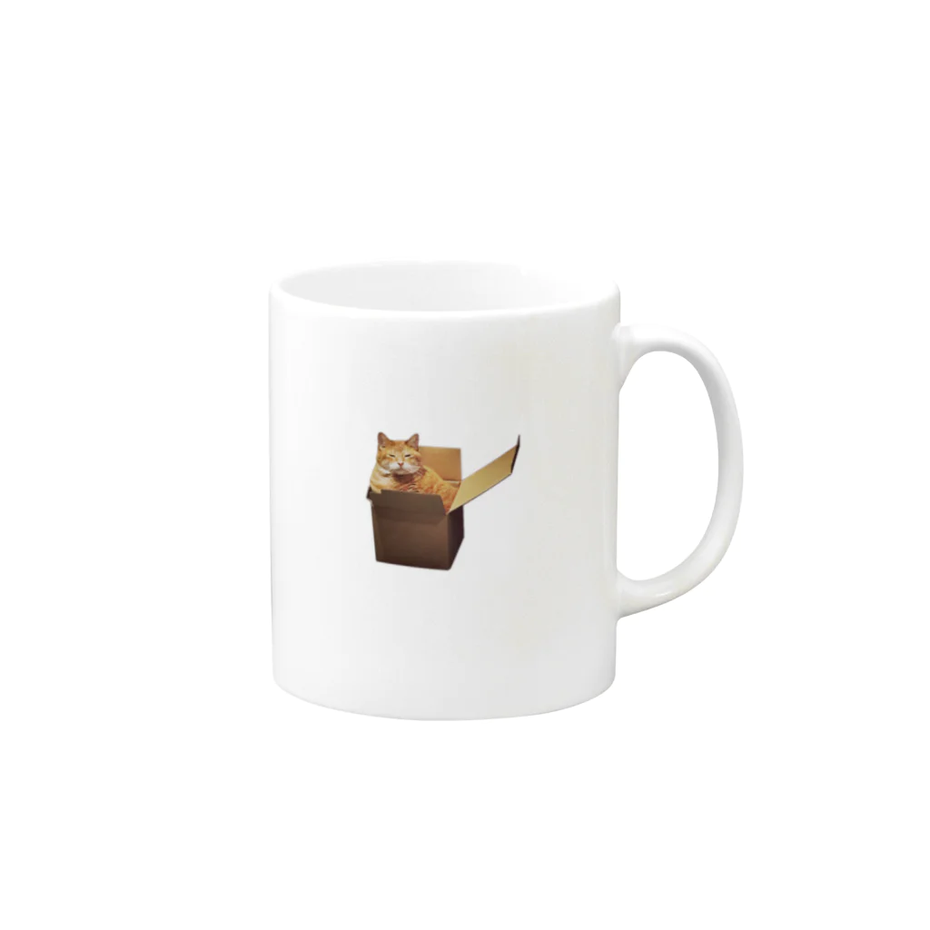 Cats & StarのStay Home Shimashima Mug :right side of the handle