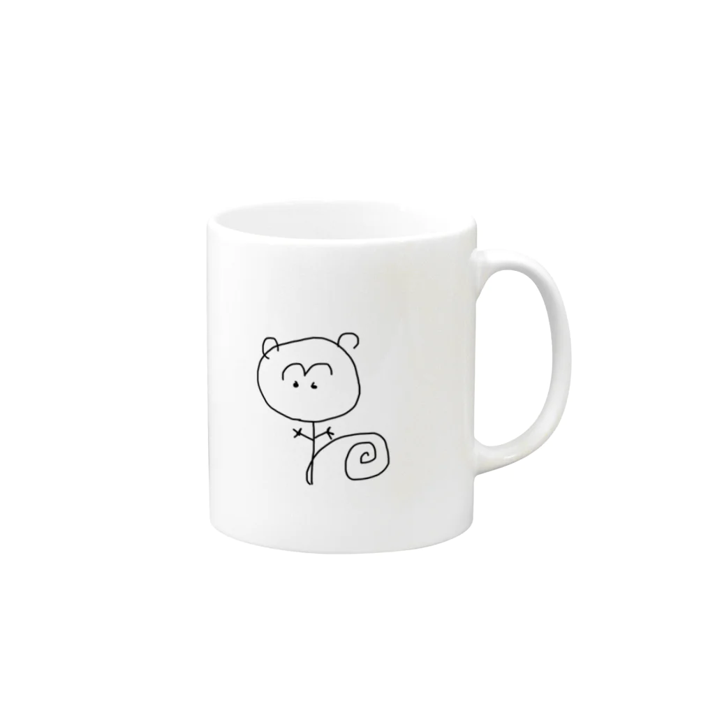 amaitouのりす太 Mug :right side of the handle