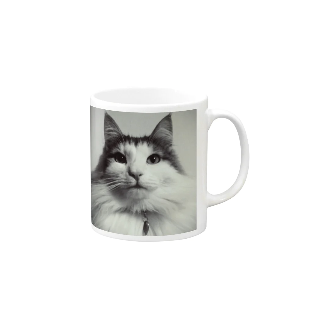 甘草亭の猫 Mug :right side of the handle