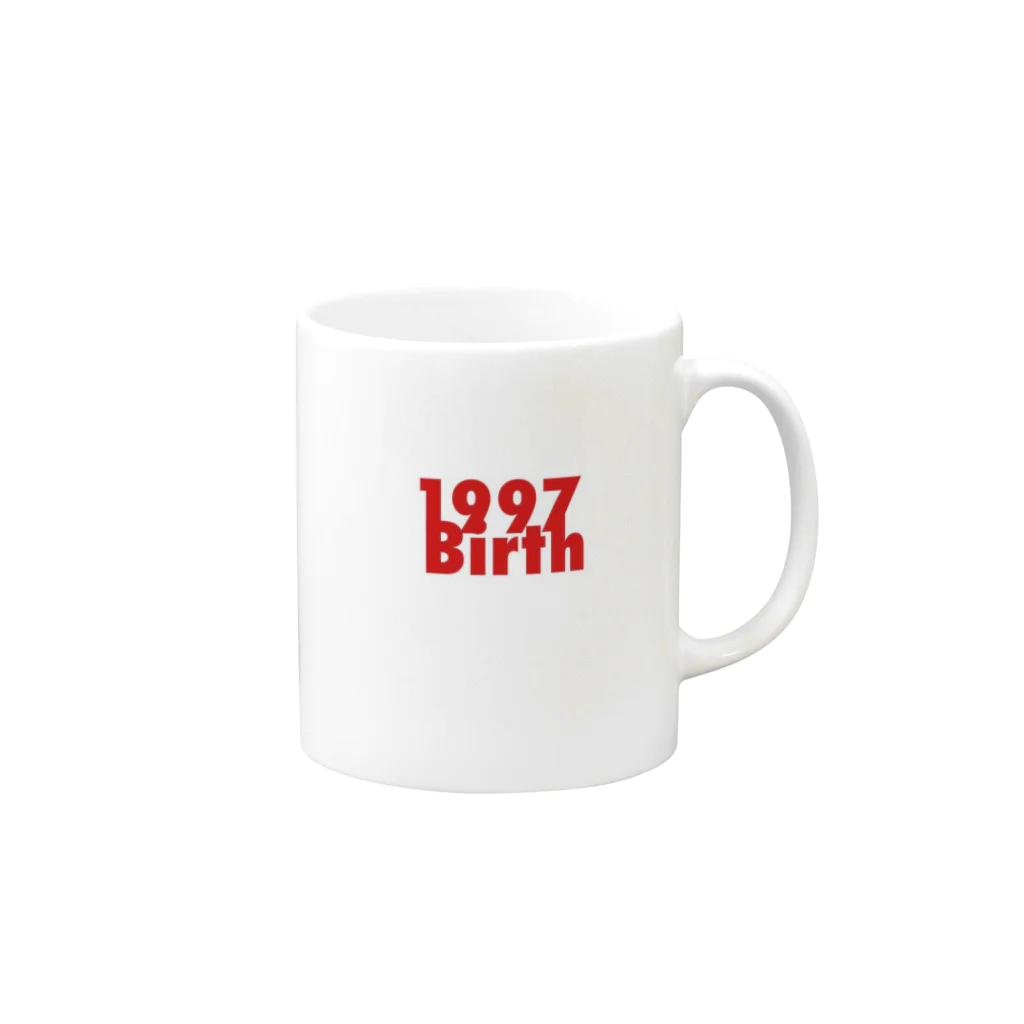 1997の1997年生まれ Mug :right side of the handle