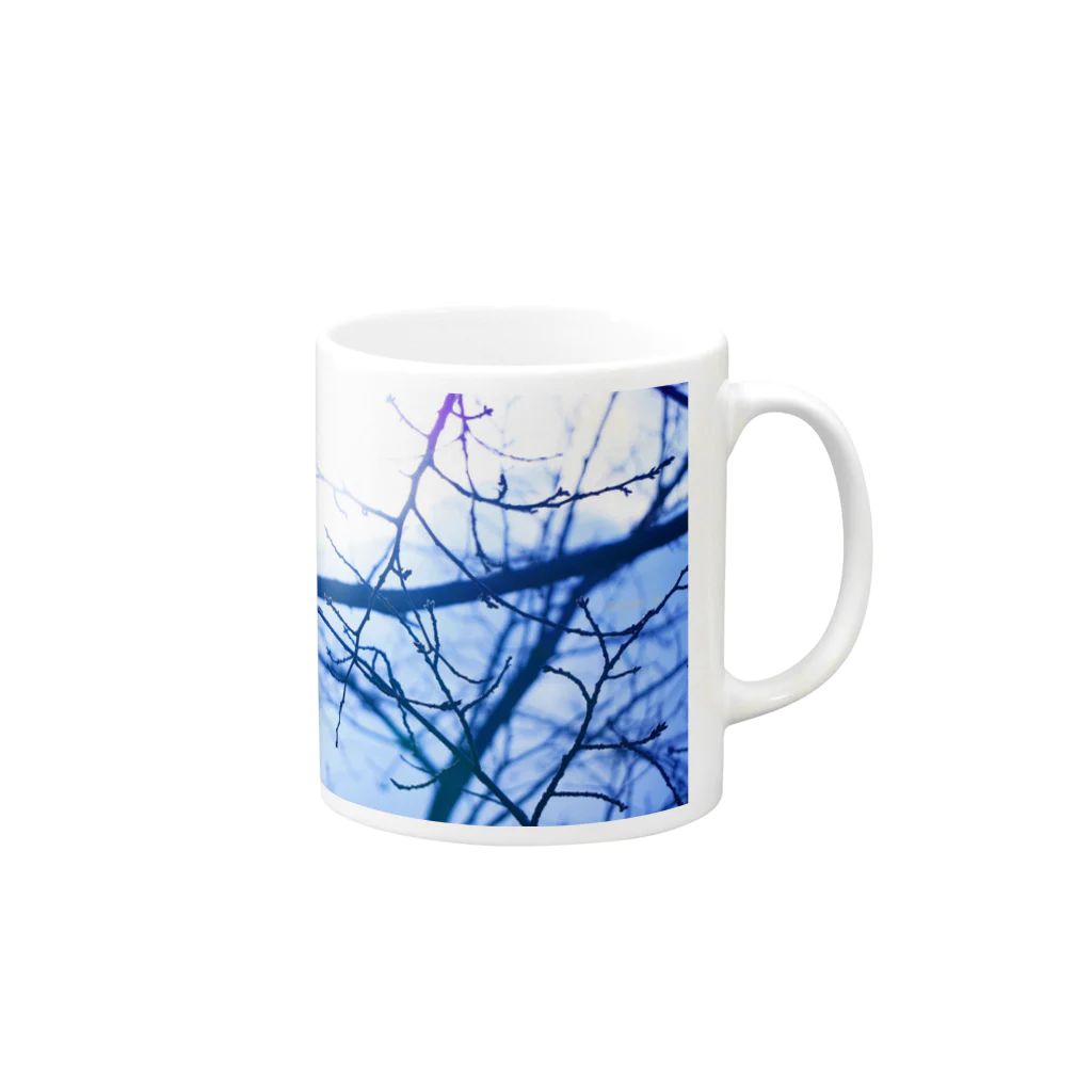 ▶︎▷蒼( sou )の優しい日差し Mug :right side of the handle