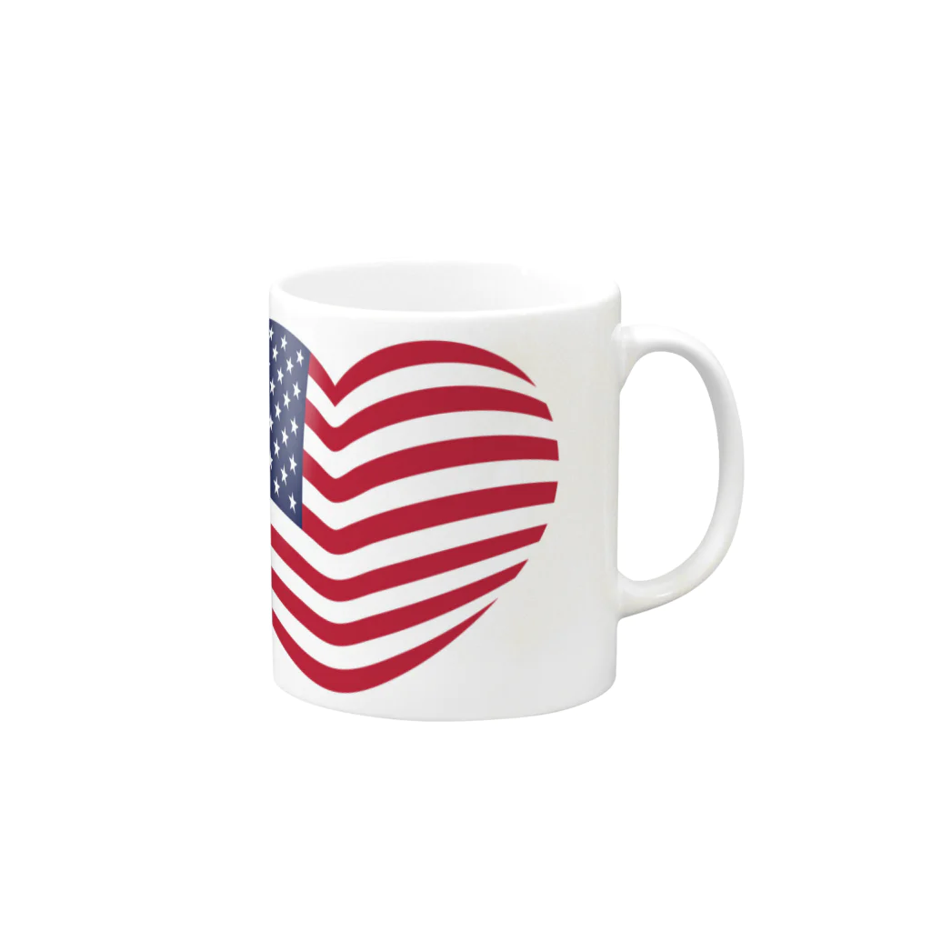 AURA_HYSTERICAのPATRIOT Mug :right side of the handle