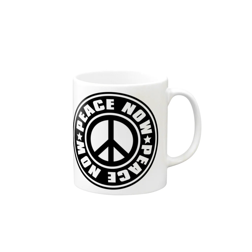 AURA_HYSTERICAのPEACE_NOW Mug :right side of the handle