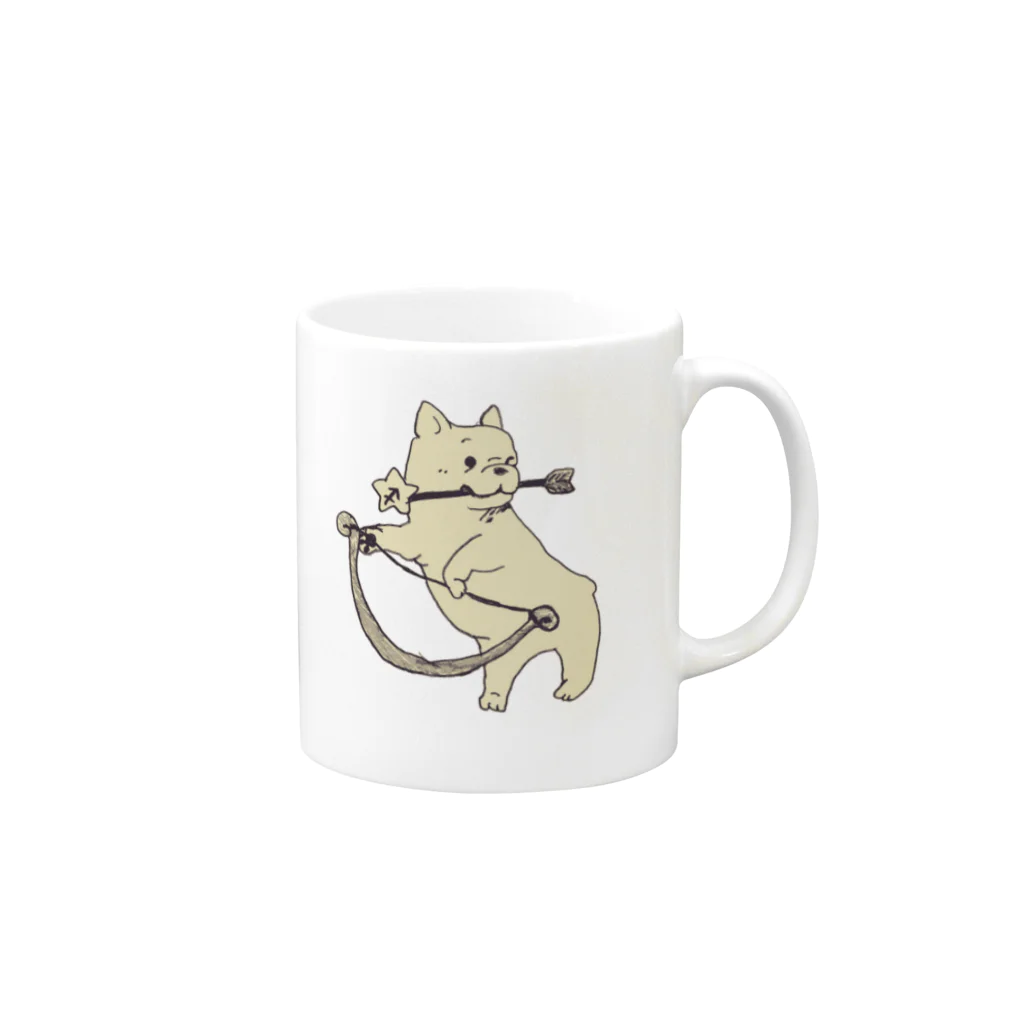 真奈美の射手座 フレブル Mug :right side of the handle