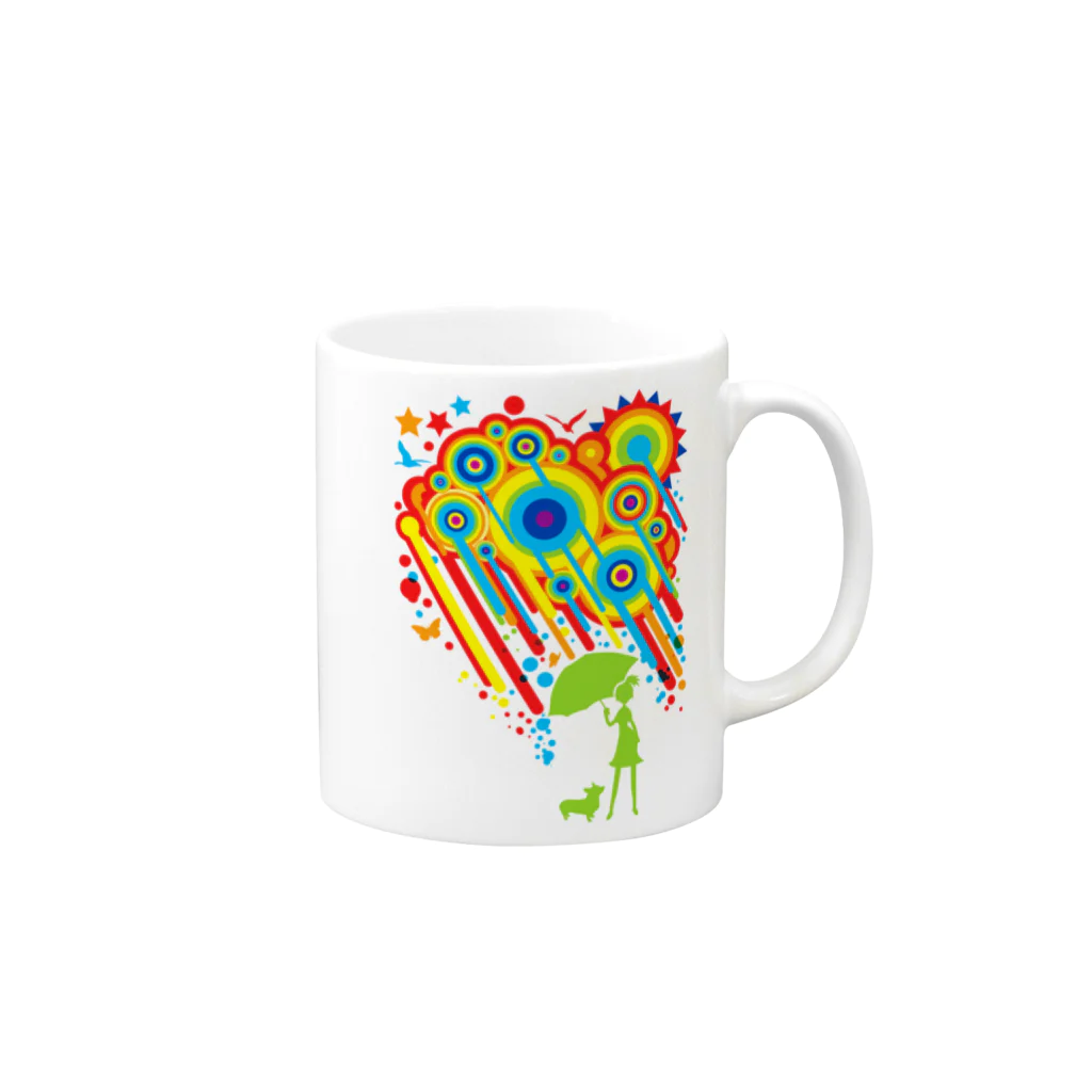 AURA_HYSTERICAのShine Mug :right side of the handle