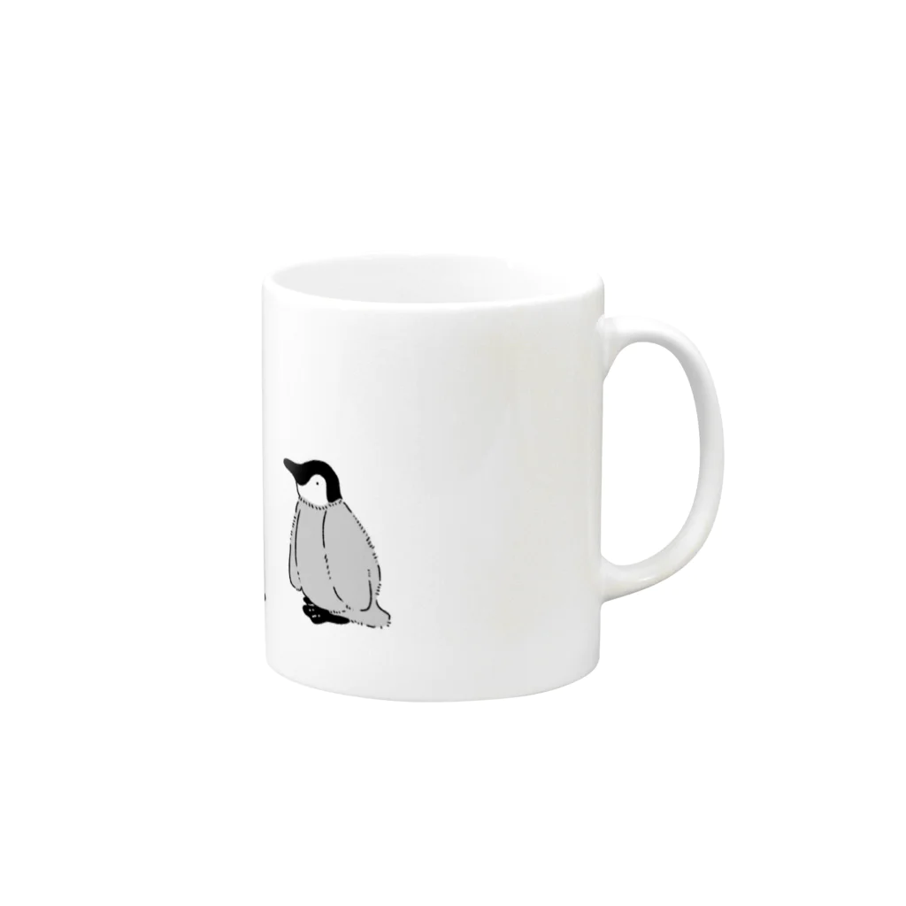 〇４７１のそんな感じのペンギン。 Mug :right side of the handle
