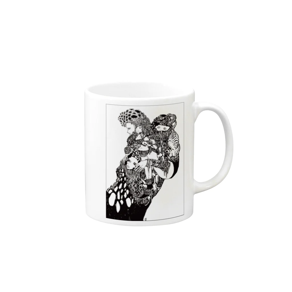 eerie-eery商會のKoala(eerie-eery) Mug :right side of the handle