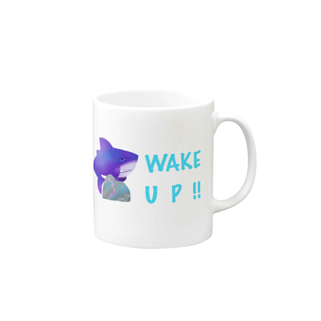 リリラレのハリガネ☀️WAKE UP !! Mug :right side of the handle