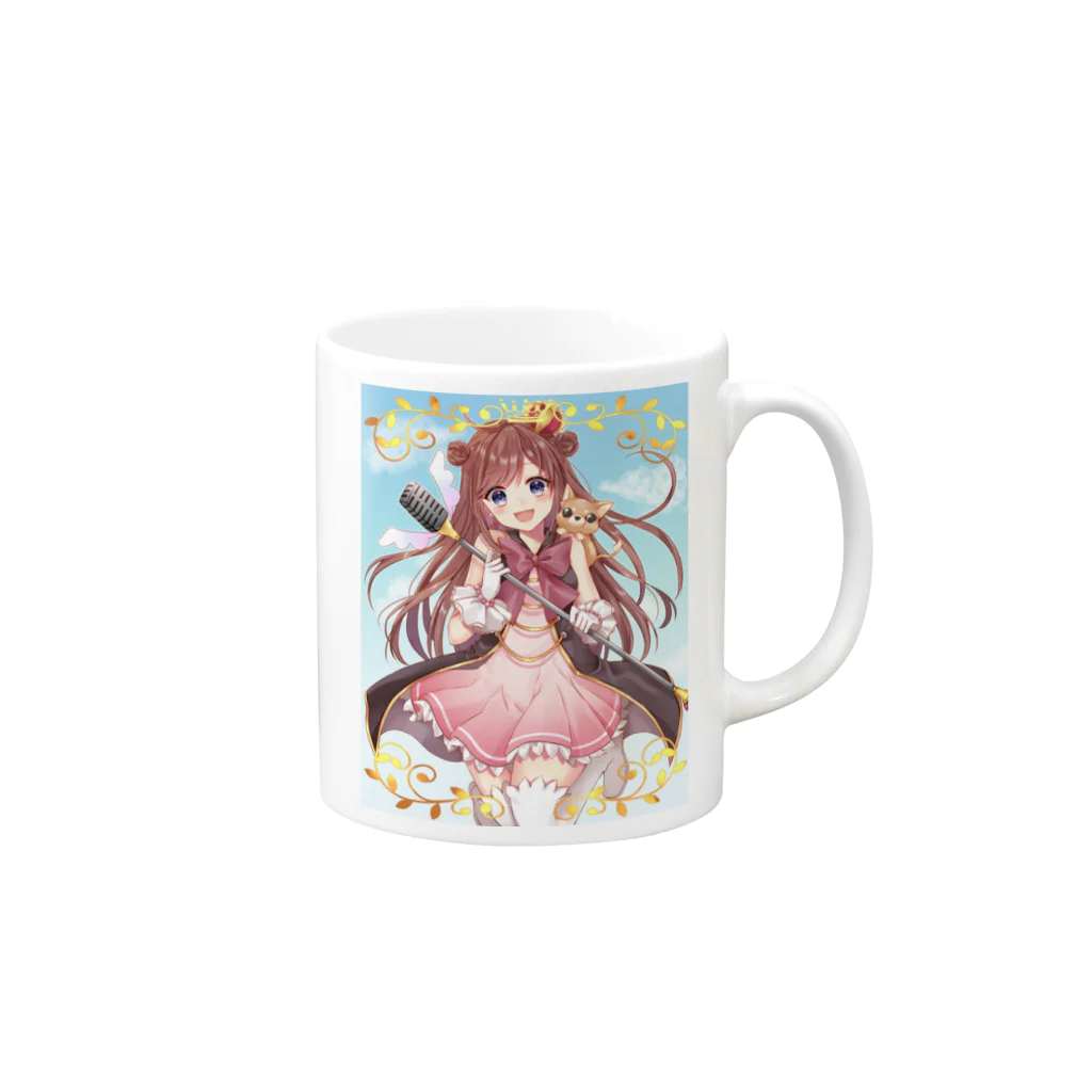 ପ✩ଓさおりんの魔法少女さおりんちゃんっ Mug :right side of the handle