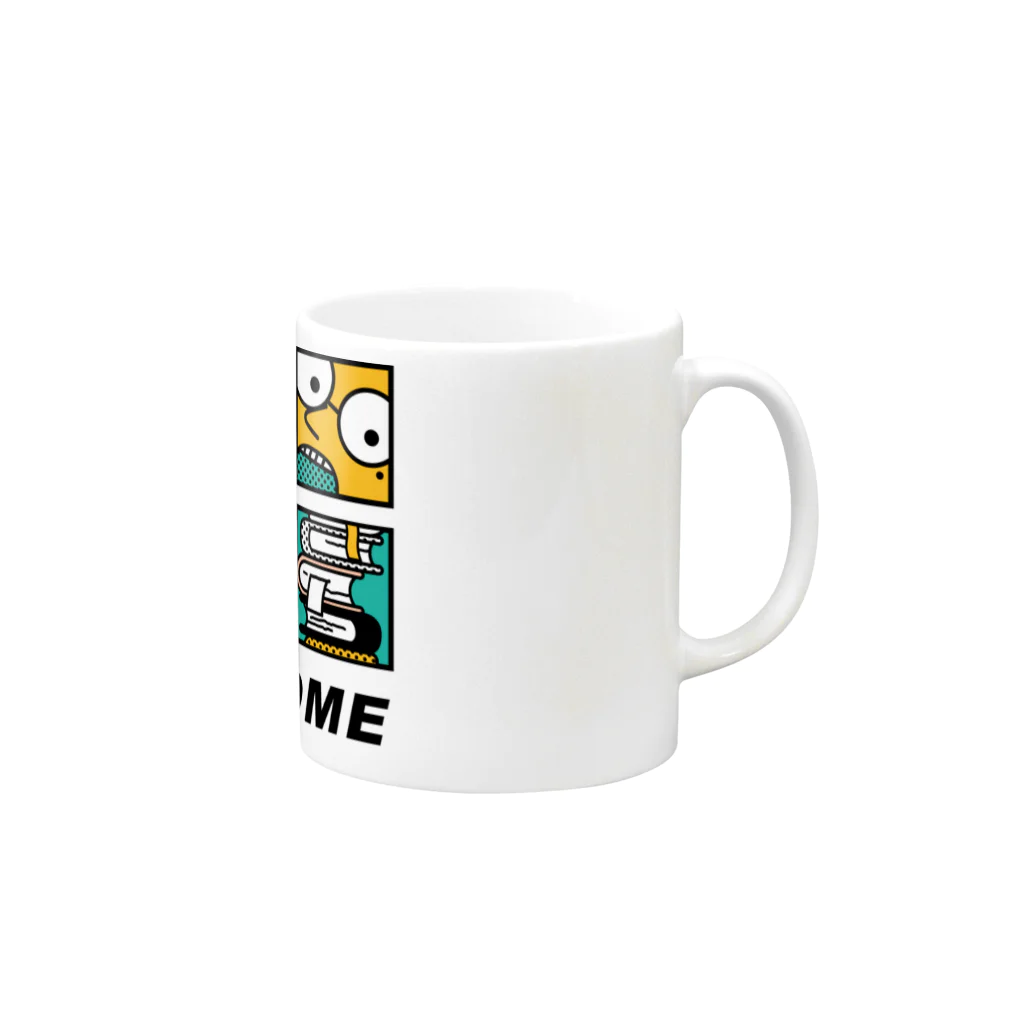 生き方見本市TOKAIのSTAY HOME Mug :right side of the handle