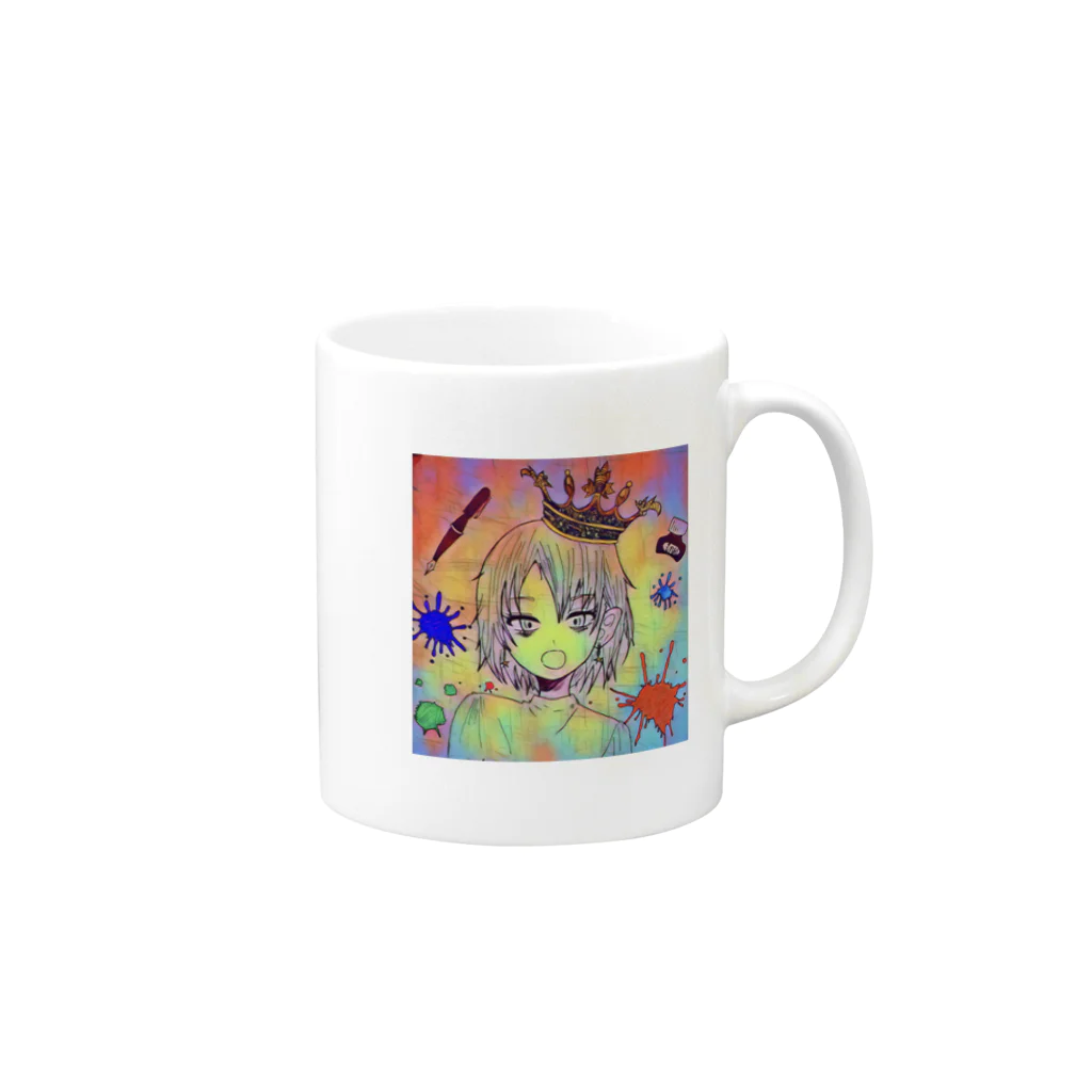 ラッセルのオリキャラグッズ Mug :right side of the handle