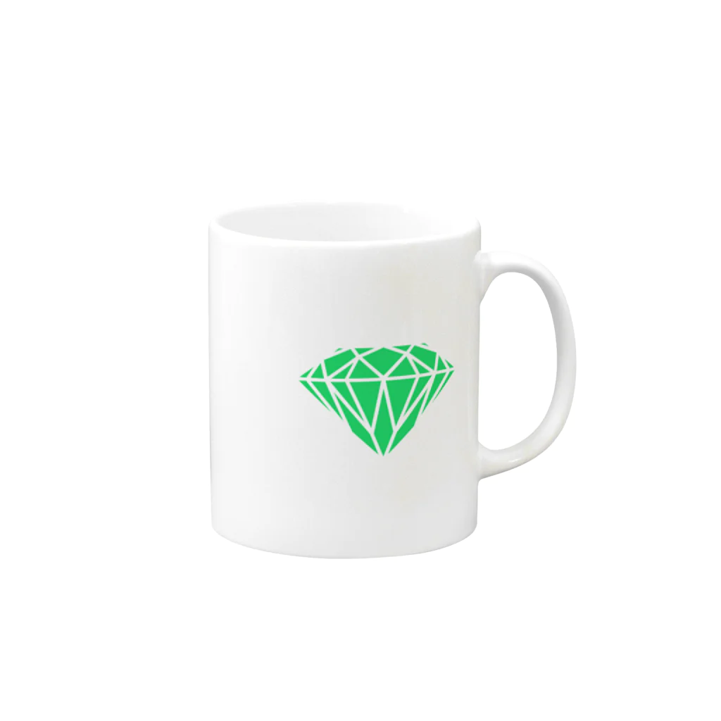 unoのemerald Mug :right side of the handle