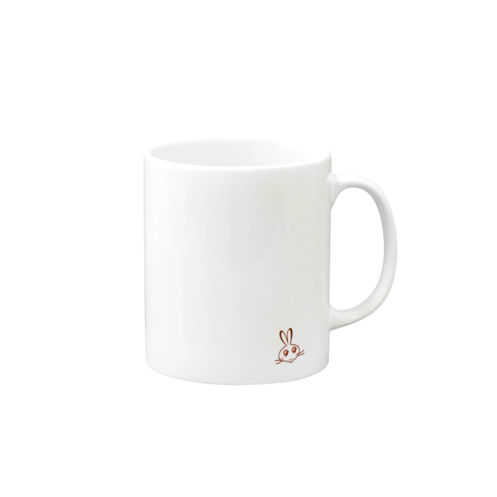 *InanakI*のラビットちゃん Mug :right side of the handle