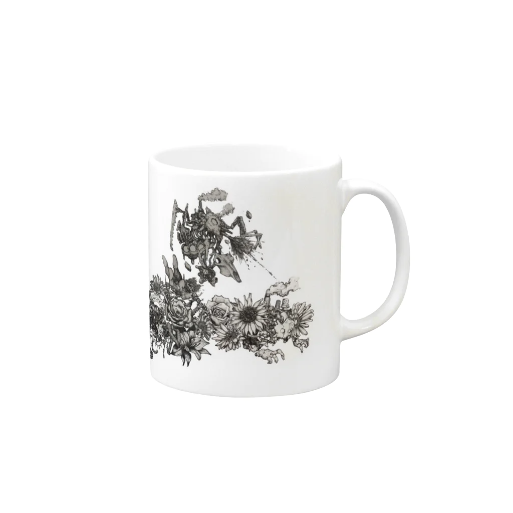 AM.0:00のGhost Mug :right side of the handle