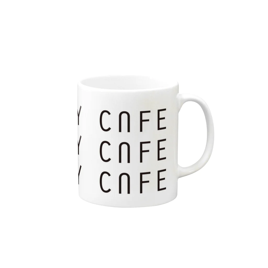 collectusのBAR BUNNY CAFEカップ Mug :right side of the handle