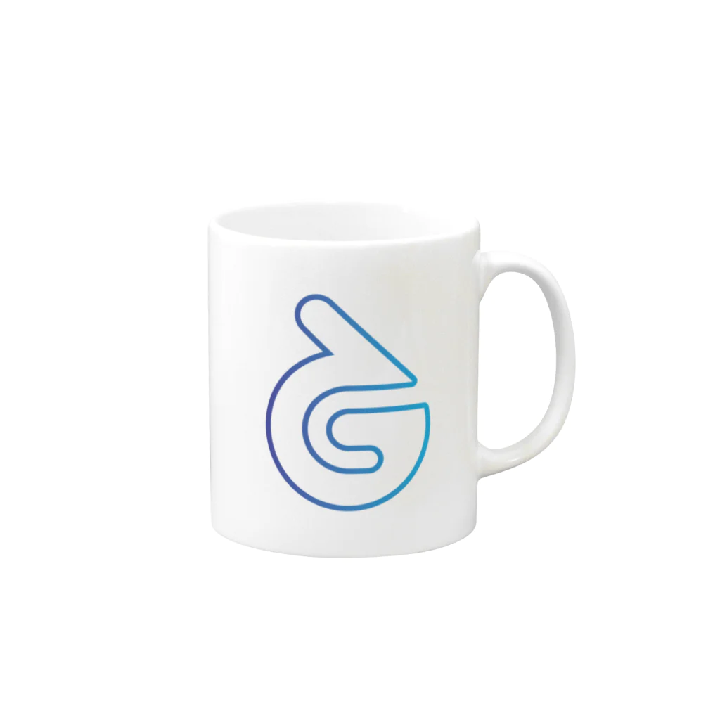 Gadgetouchのガジェタッチマグカップ Mug :right side of the handle