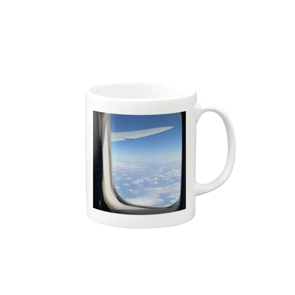 super_itselfの窓 Mug :right side of the handle