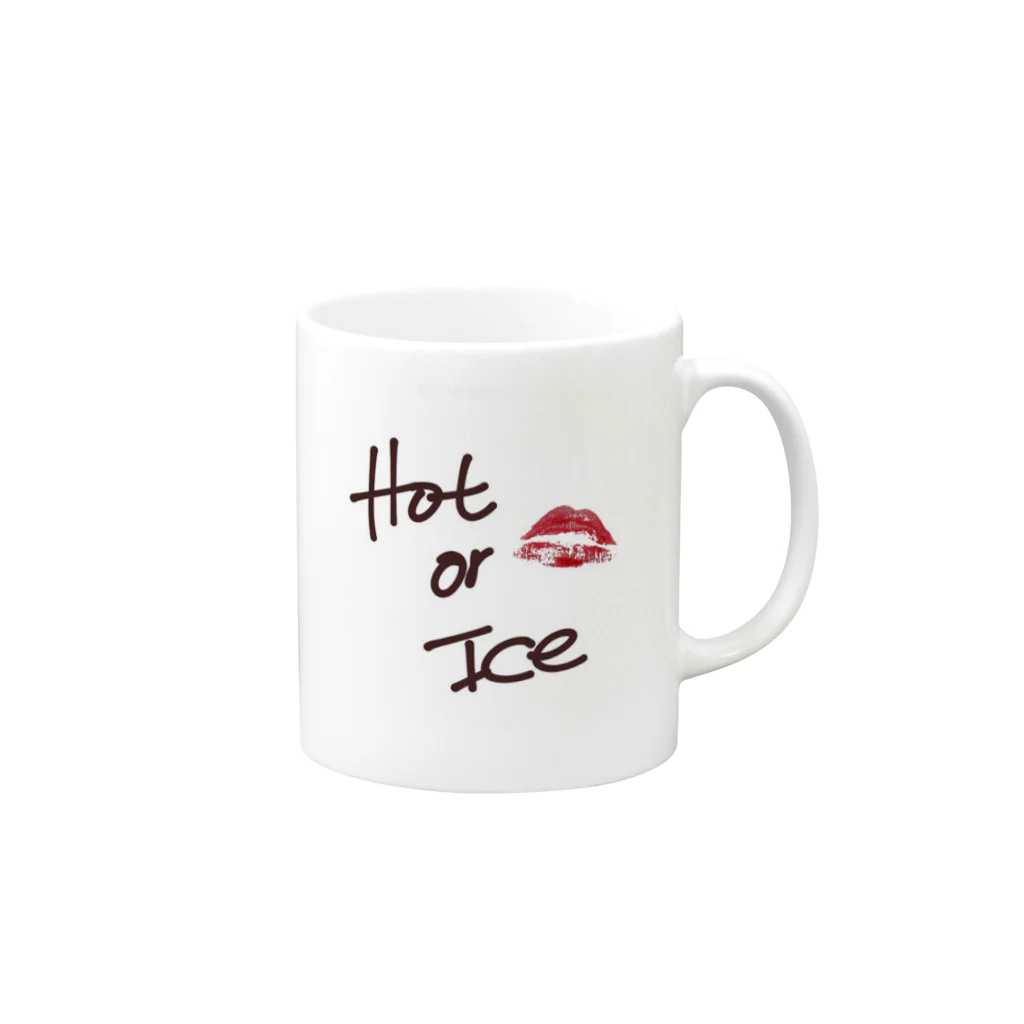 idealのHot or Ice 💋 mug マグカップの取っ手の右面