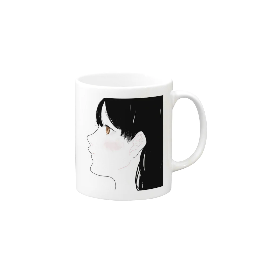 inunohitoのぽやんとしたこ Mug :right side of the handle