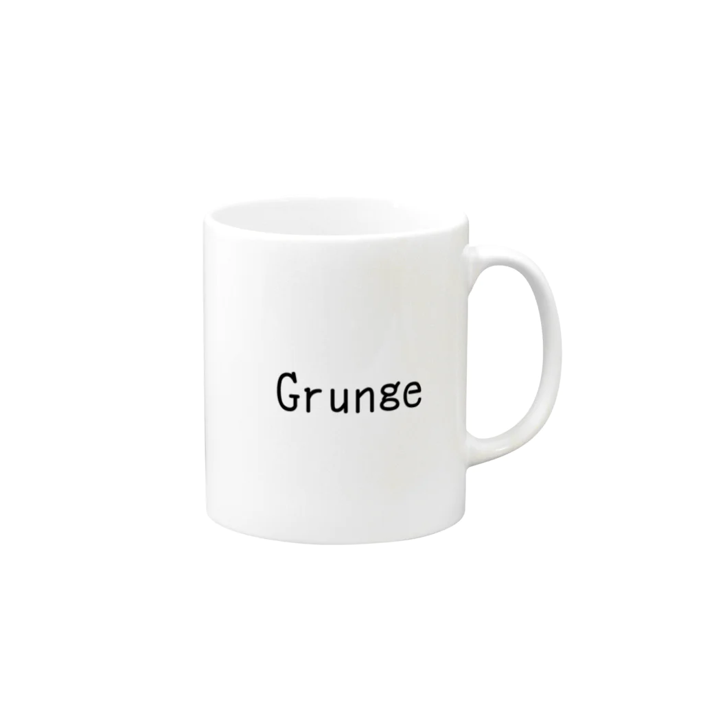 YukkeのGrunge  Mug :right side of the handle