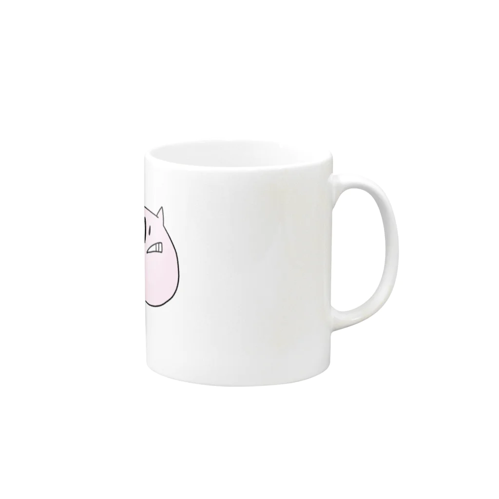 ちびびの怒った勅使河原くん Mug :right side of the handle