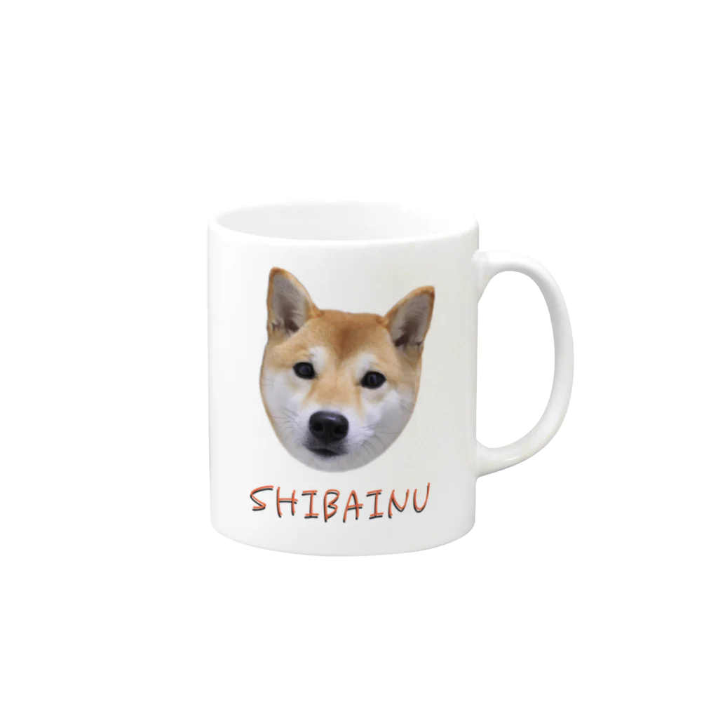 kawaii柴犬のkawaii柴犬・改 Mug :right side of the handle