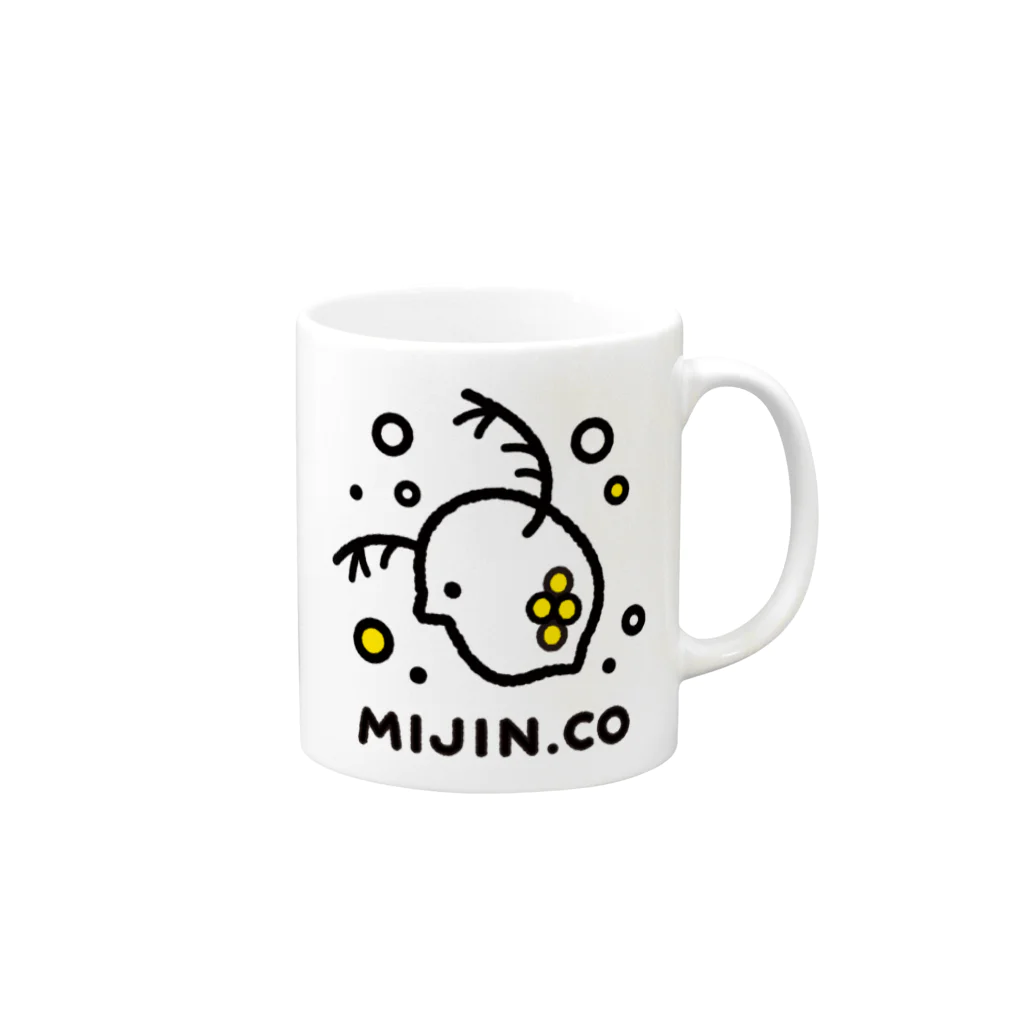 なんの脈絡もない雑貨店のMIJIN.CO Mug :right side of the handle