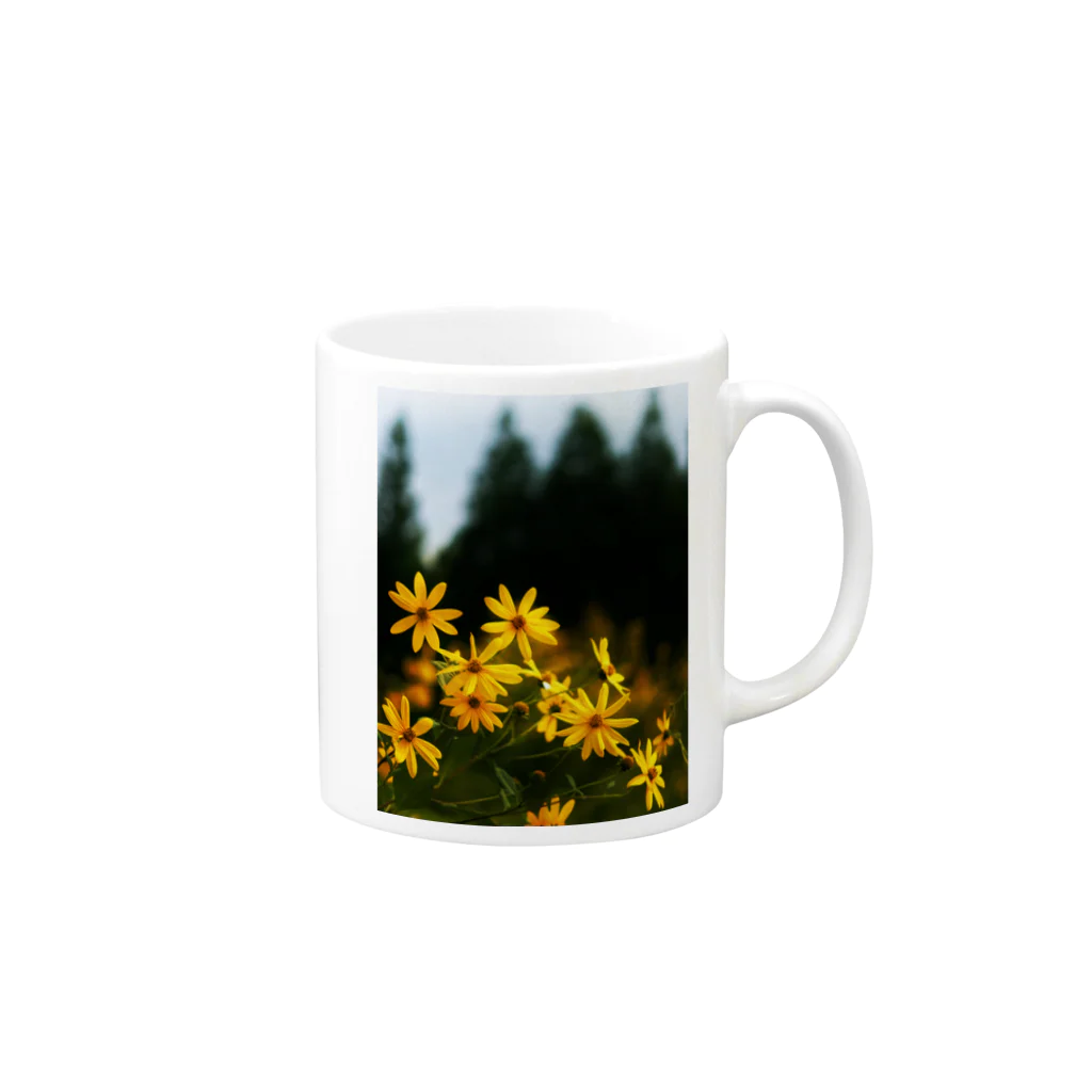 hiroki-naraの菊芋と樹木　DATA_P_139 tree Mug :right side of the handle