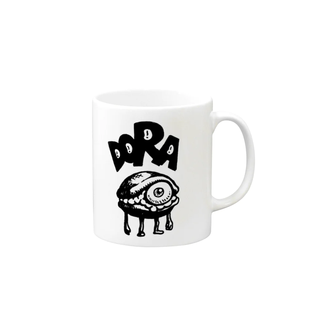 SINYAのDORA！ Mug :right side of the handle