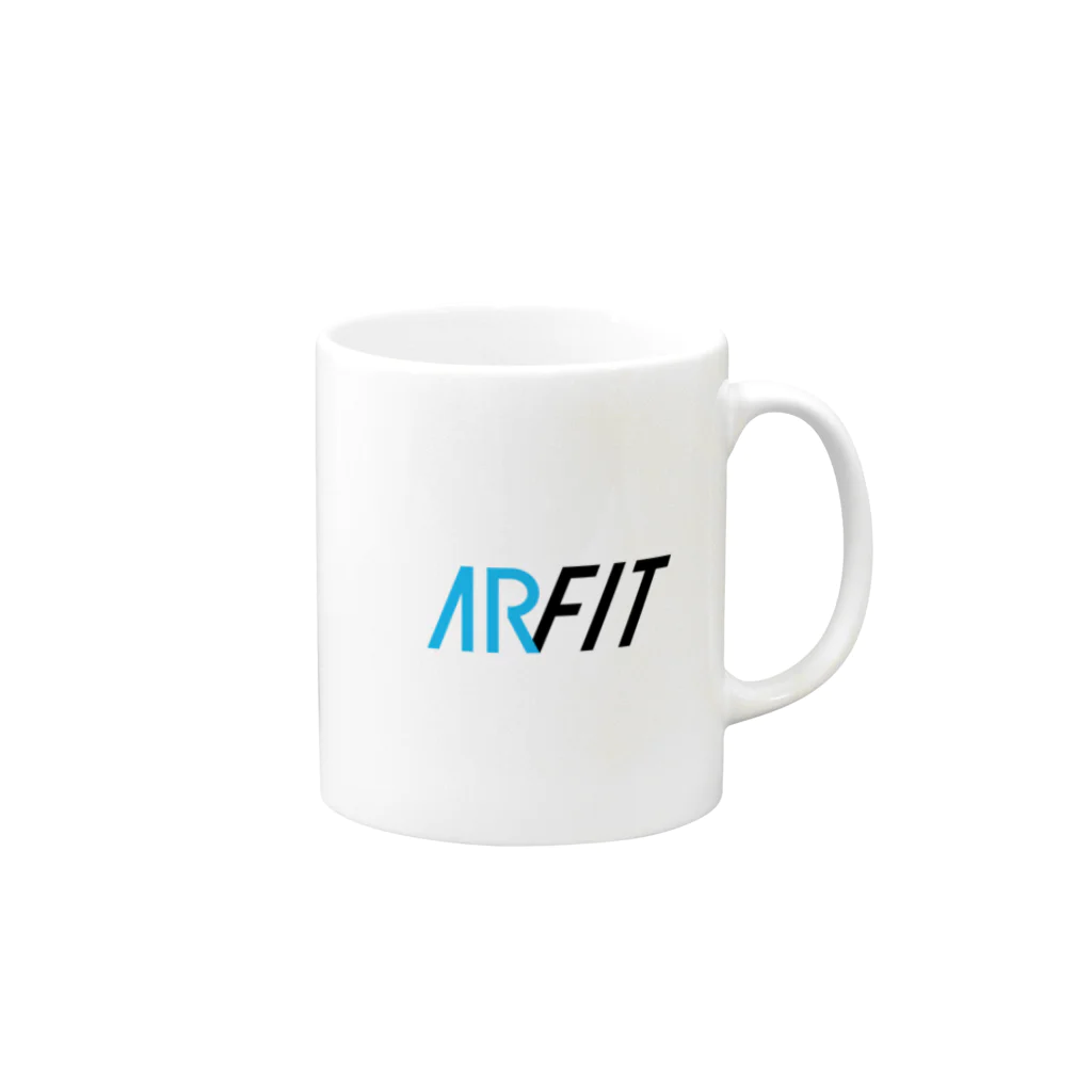 ARFITのアルフィットロゴマグカップ Mug :right side of the handle