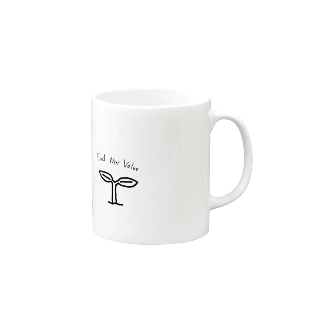 ほのぼののFind New Value Mug :right side of the handle