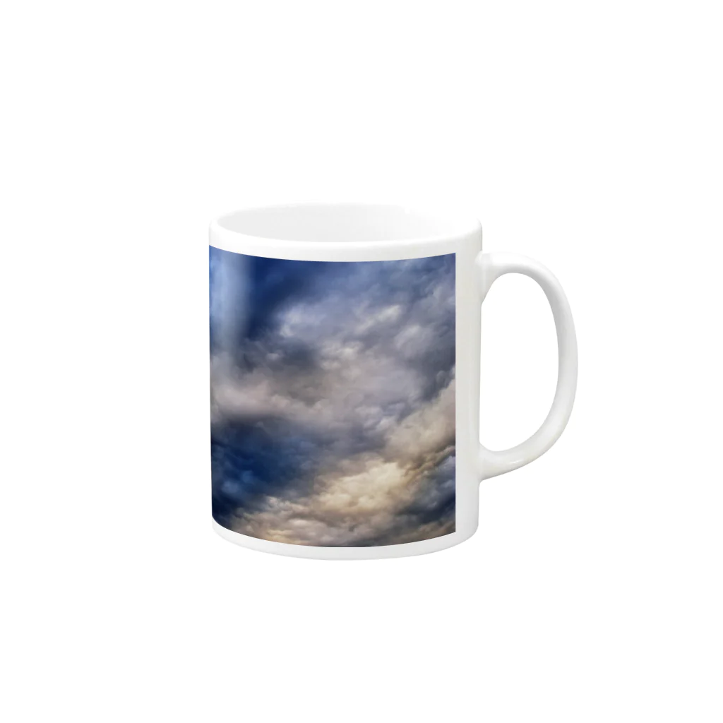 hiroki-naraの荒れる空　DATA_P_143　sky Mug :right side of the handle